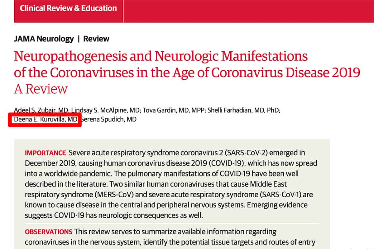 A Review Of The Neurological Manifestations Of COVID-19 - Westport ...